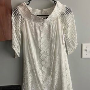 Brand new white dress